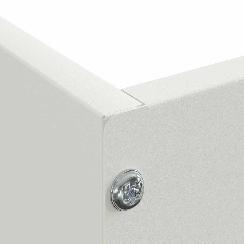 Περίγραμμα γκαζόν Λευκό 60 x 60 x 13 εκ Ατσάλι - Image 7