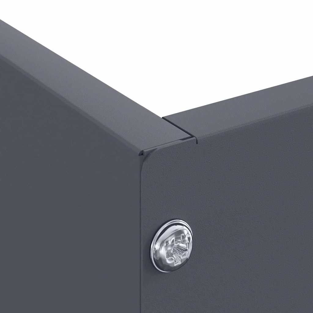 Περίγραμμα γκαζόν Ανθρακί 60 x 60 x 13 εκ Ατσάλι - Image 7