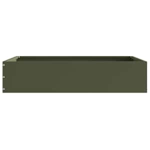 Okraj trávníku 6 pcs Olivově zelená 60 x 60 x 13 cm Ocel - obrázek 6