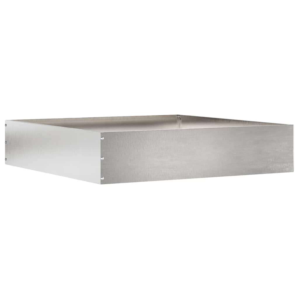 Περίγραμμα γκαζόν 6 pcs Ασημί 60 x 60 x 13 εκ Ανοξείδωτο ατσάλι - Image 5