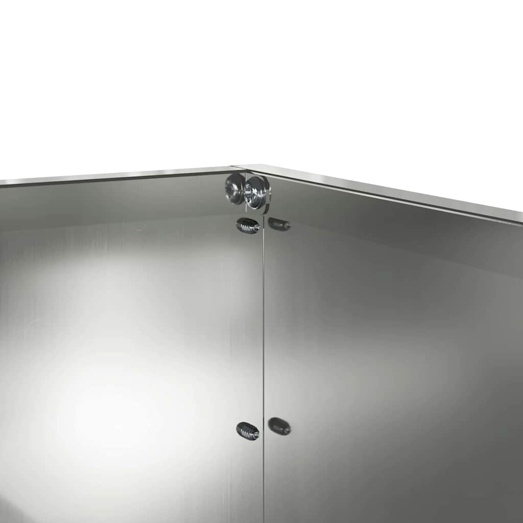 Περίγραμμα γκαζόν 6 pcs Ασημί 60 x 60 x 13 εκ - Image 9