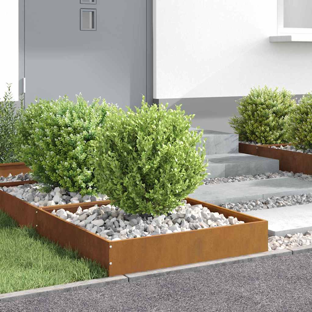 Περίγραμμα γκαζόν 6 pcs Σκ rusty 60 x 60 x 13 εκ - Image 4