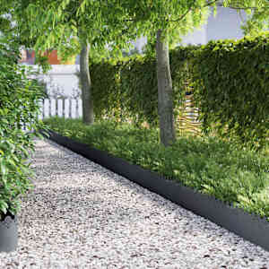 Robniki za trato 30 pcs Antracit 103 x 0,05 x 22 cm Jeklo