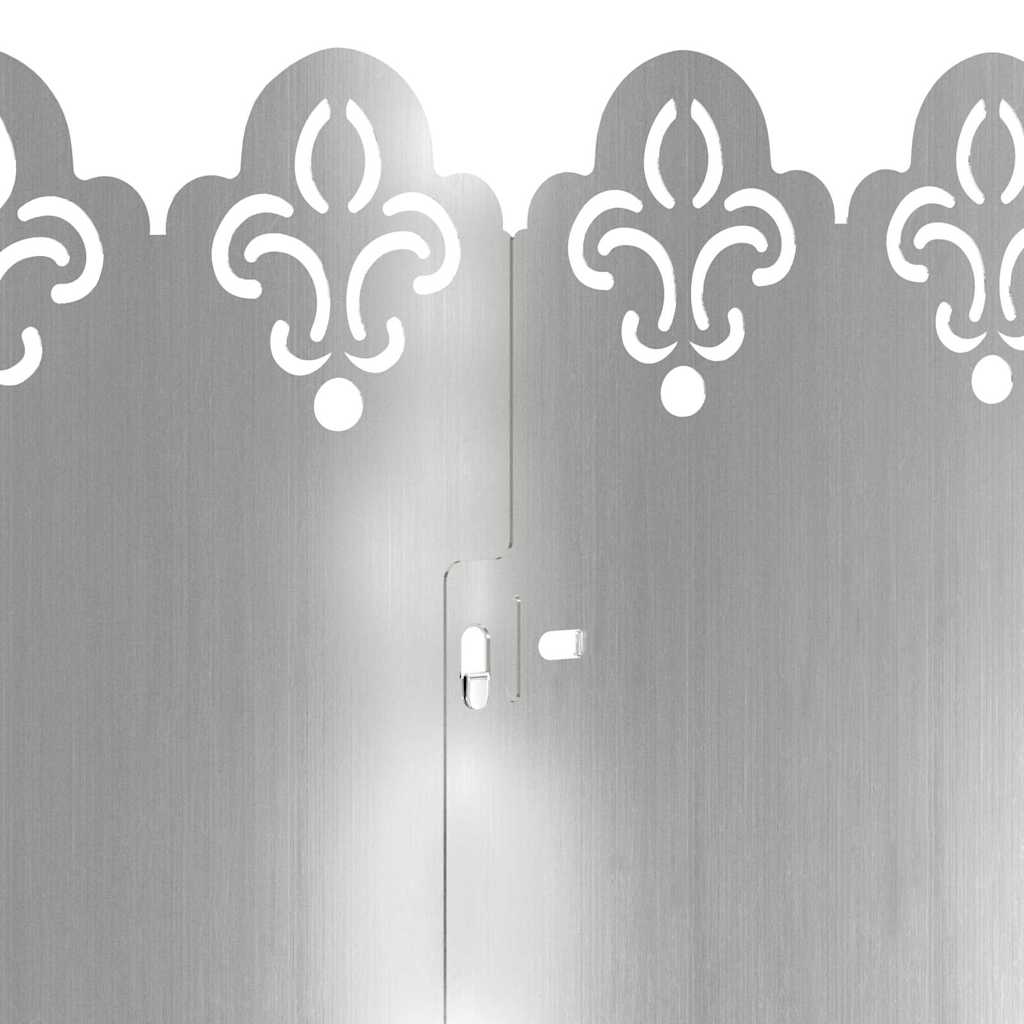 Περιγράμματα γκαζόν 30 pcs Ασημί 103 x 0,05 x 22 εκ - Image 8