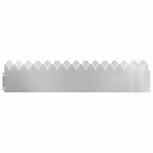 Obrubníky trávníku 30 pcs Stříbrná 103 x 0,05 x 22 cm - obrázek 2