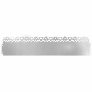 Obrubníky trávníku 30 pcs Stříbrná 103 x 0,05 x 22 cm - obrázek 2