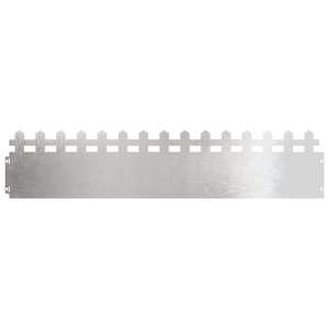 Obrubníky trávníku 20 pcs Stříbrná 103 x 0,05 x 22 cm - obrázek 2