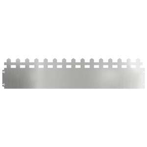 Obrubníky trávníku 20 pcs Stříbrná 103 x 0,05 x 22 cm - obrázek 2
