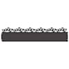 vidaXL Murukatted 10 tk 103 x 0,05 x 22 cm Teras Must