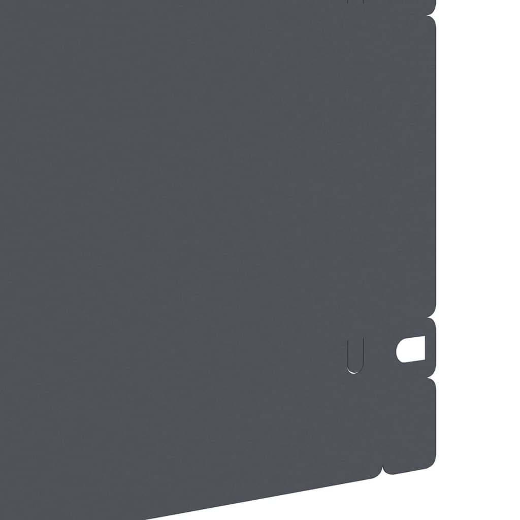 Περιγράμματα γκαζόν 30 pcs Ανθρακί 103 x 0,05 x 22 εκ Ατσάλι - Image 6