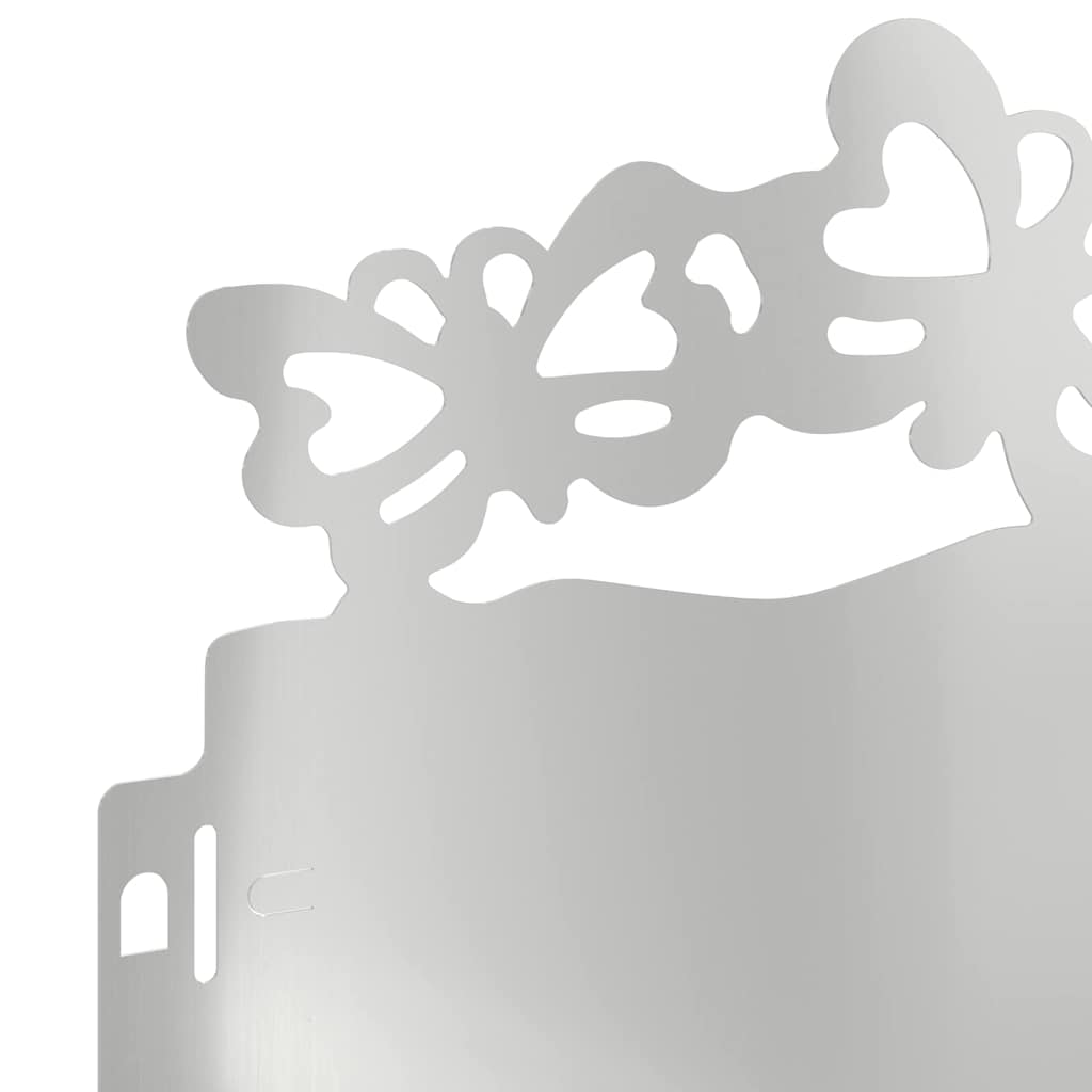 Περιγράμματα γκαζόν 10 pcs Ασημί 103 x 0,05 x 22 εκ - Image 7