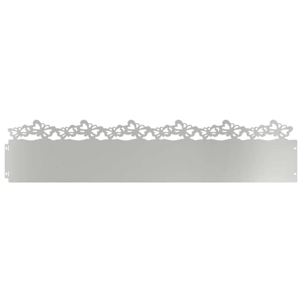 vidaXL Murukatted 10 tk 103 x 0,05 x 22 cm Tsingitud teras H&otilde;bedane