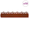 vidaXL Murukatted 10 tk 103 x 0,05 x 22 cm Ilmastikukindel teras