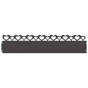 Obrubníky trávníku 20 pcs Černá 103 x 0,05 x 22 cm Ocel - obrázek 2