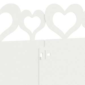 Obrubníky trávníku 20 pcs Bílá 103 x 0,05 x 22 cm Ocel - obrázek 8
