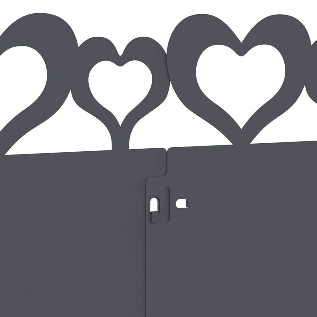 Περιγράμματα γκαζόν 10 pcs Ανθρακί 103 x 0,05 x 22 εκ Ατσάλι - Image 8