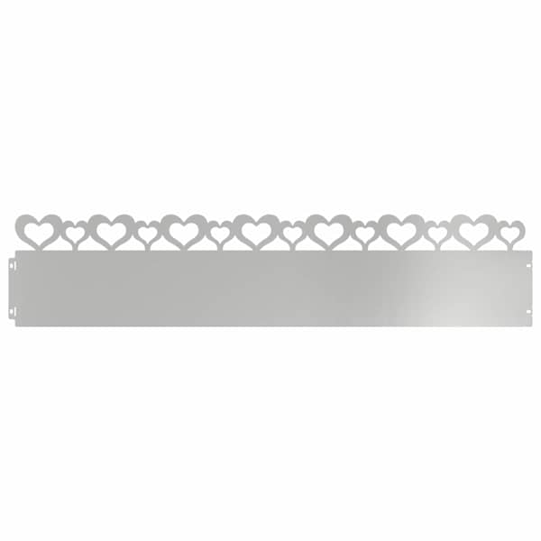 vidaXL Murukatted 10 tk 103 x 0,05 x 22 cm Tsingitud teras H&otilde;bedane