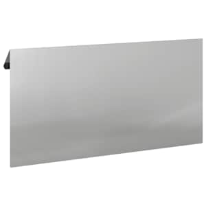 Plaňka na šneky 4 ks 50 x 3,5 x 25 cm Pozinkovaná ocel Stříbrná - obrázek 6