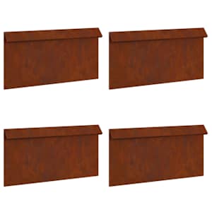 Plaňka na šneky 4 pcs Rezavá 50 x 3,5 x 25 cm - obrázek 2