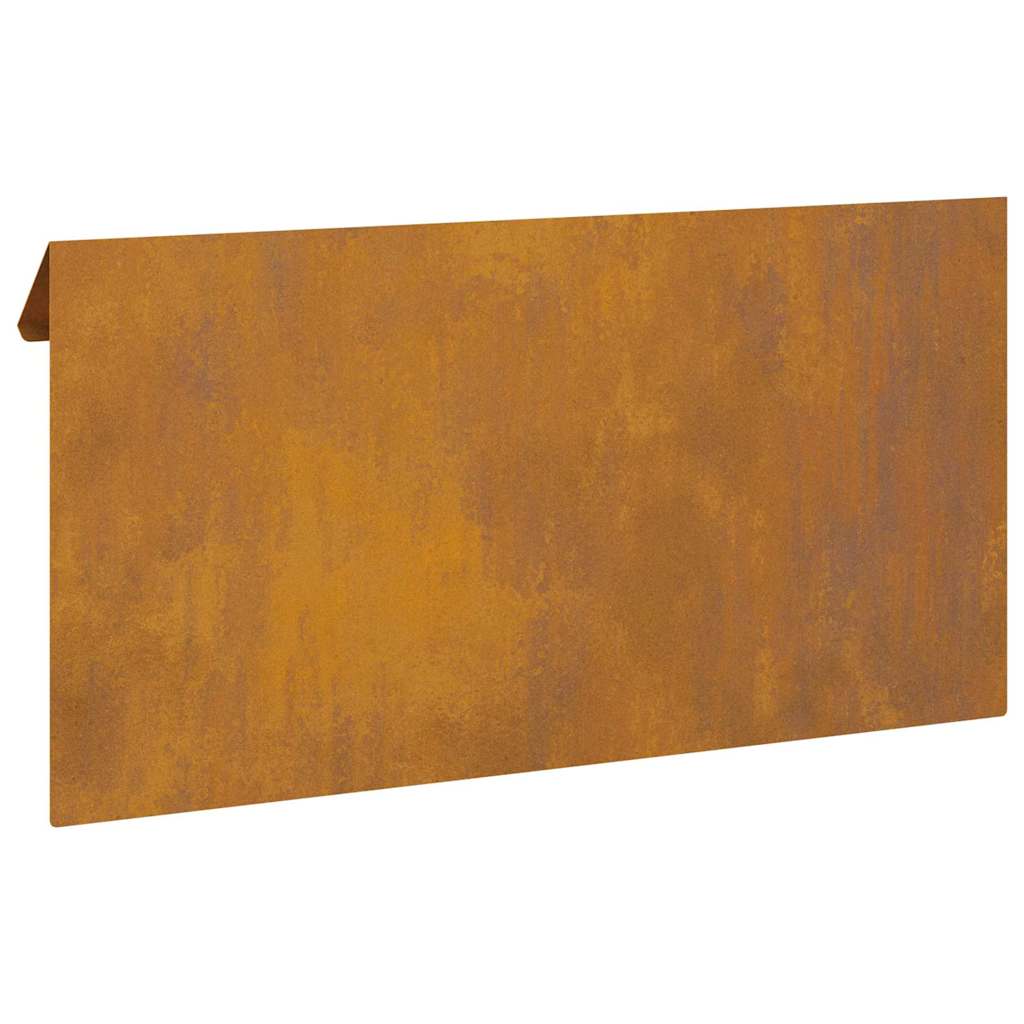Φράκτης σαλιγκαριών 4 pcs Σκ rusty 50 x 3,5 x 25 εκ - Image 7