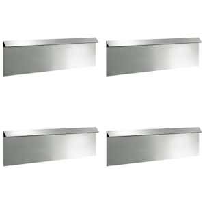 Plaňka na šneky 4 pcs Stříbrná 100 x 3,5 x 25 cm - obrázek 2