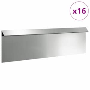 Plaňka na šneky 16 pcs Stříbrná 100 x 3,5 x 25 cm - obrázek 3
