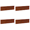 vidaXL &Uuml;kssarviku aed 4 tk 100 x 3,5 x 25 cm Ilmastikukindel teras