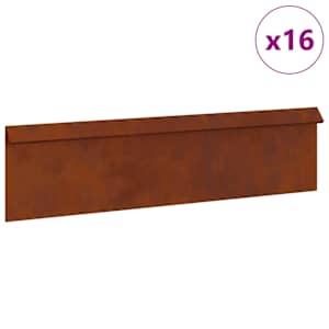 Plaňka na šneky 16 pcs Rezavá 100 x 3,5 x 25 cm - obrázek 2