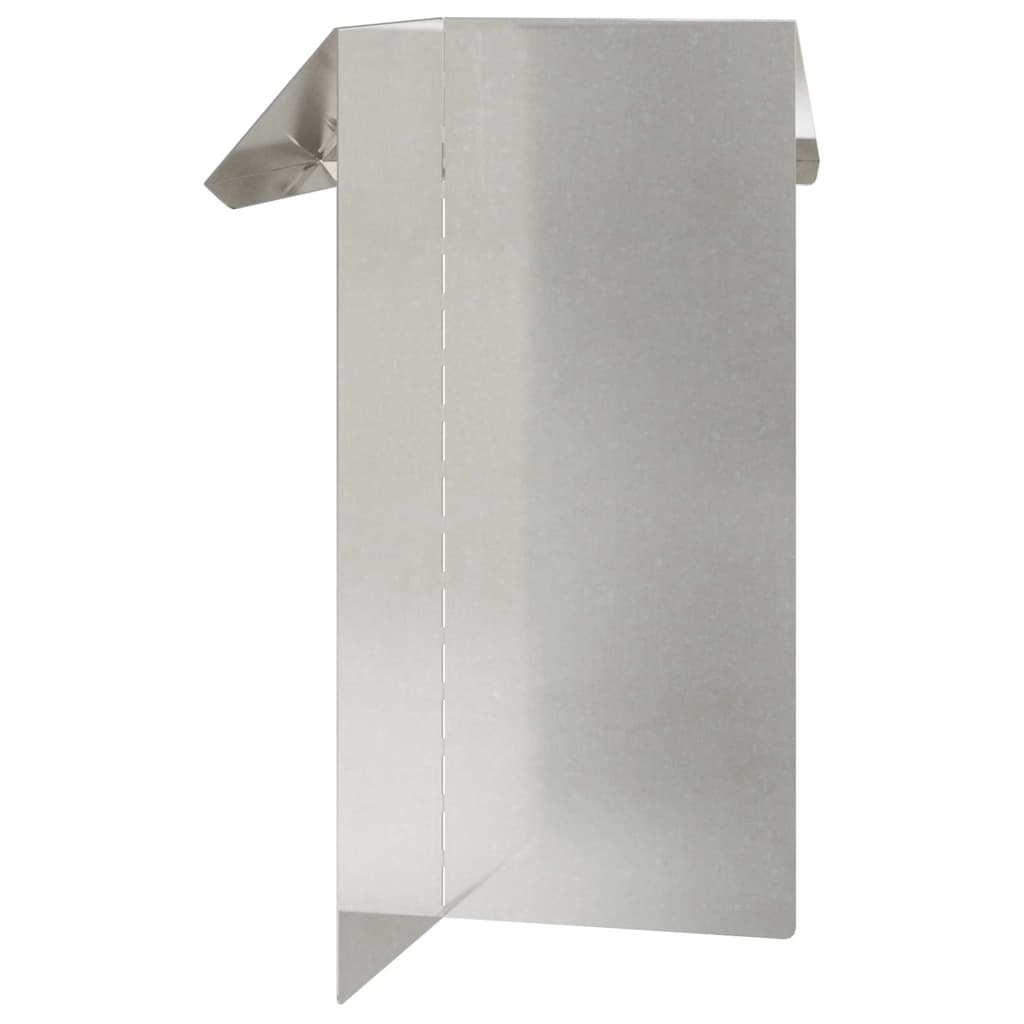 Φράκτης σαλιγκαριών Ασημί 13,5 x 13,5 x 25 εκ Ανοξείδωτο ατσάλι - Image 6