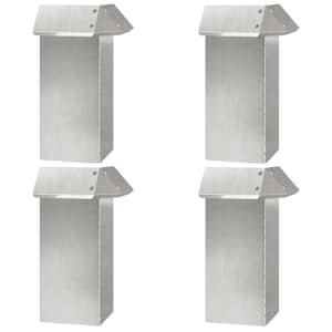 Plaňka na šneky 4 pcs Stříbrná 13,5 x 13,5 x 25 cm - obrázek 2