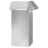 vidaXL &Uuml;kssarviku aed 13,5 x 13,5 x 25 cm Tsingitud teras H&otilde;bedane