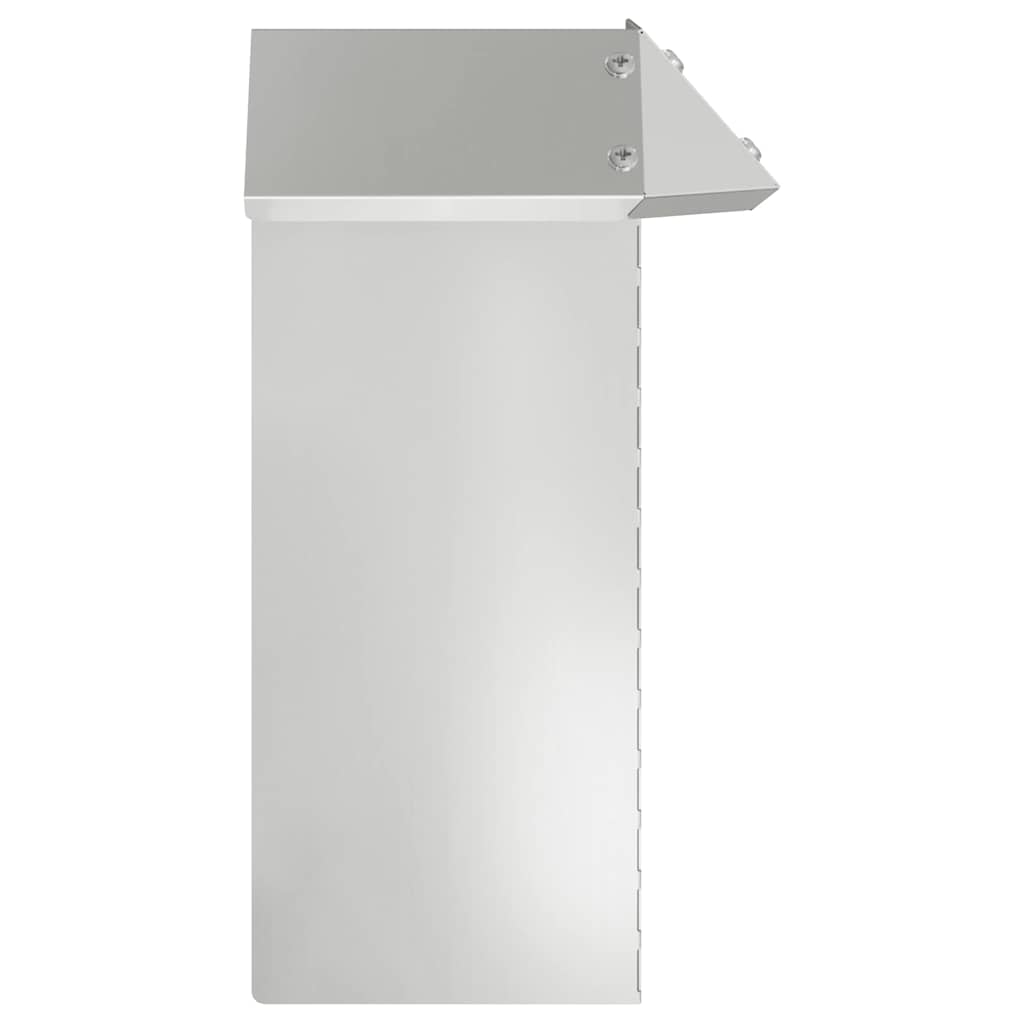 Φράκτης σαλιγκαριών Ασημί 13,5 x 13,5 x 25 εκ - Image 4