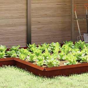 Ograja za polže Rjav 13,5 x 13,5 x 25 cm