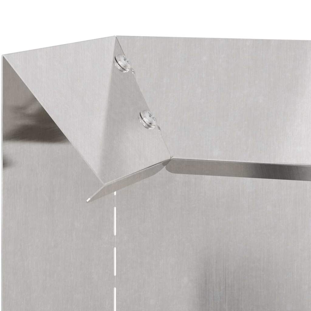 Φράκτης σαλιγκαριών Ασημί 10 x 10 x 25 εκ Ανοξείδωτο ατσάλι - Image 7