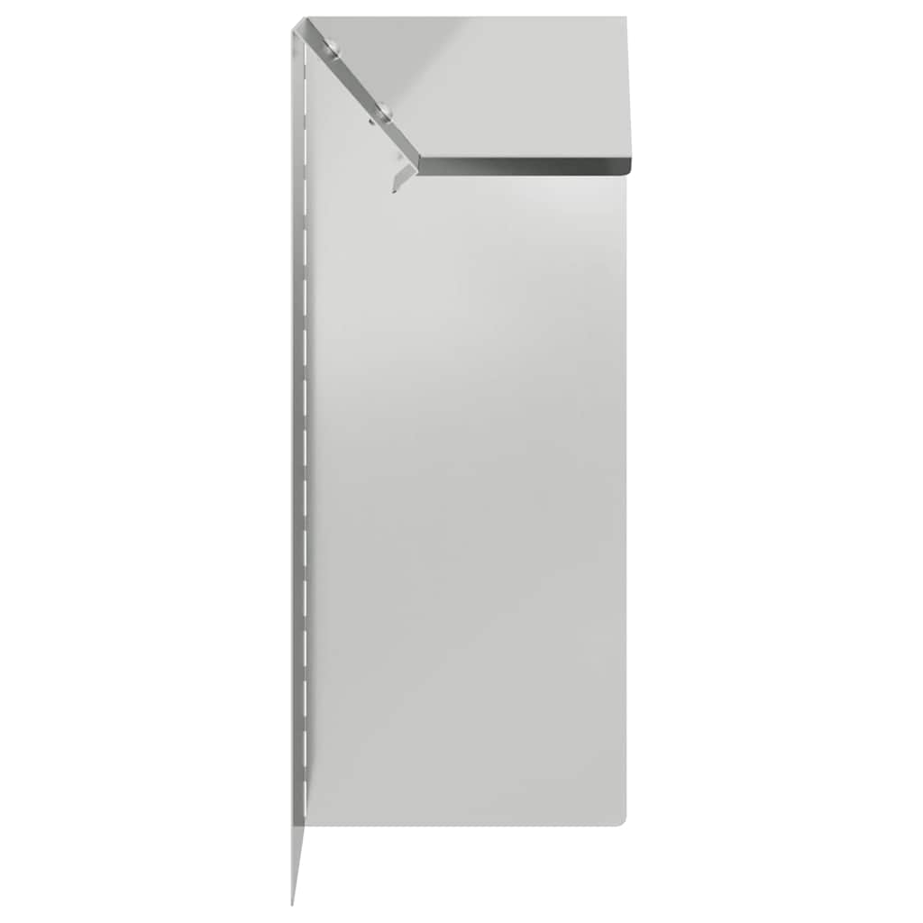 Φράκτης σαλιγκαριών Ασημί 10 x 10 x 25 εκ Επικαλυμμένος Χάλυβας - Image 5