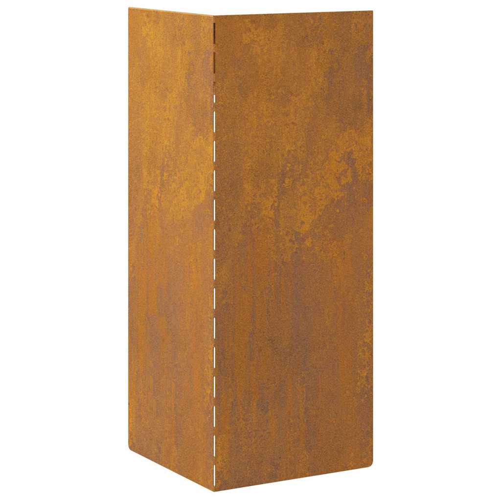 Φράκτης σαλιγκαριών 4 pcs Σκ rusty 10 x 10 x 25 εκ - Image 5