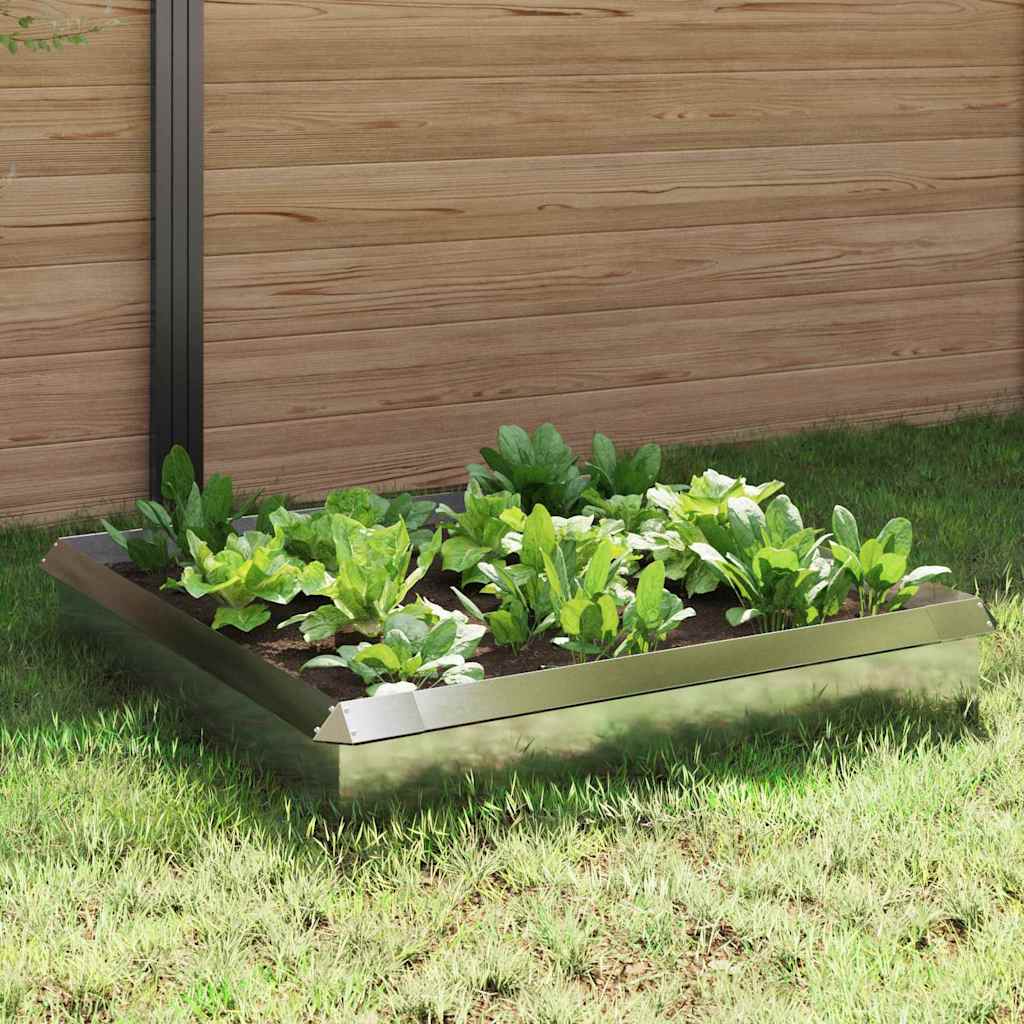 vidaXL Garduri pentru melci 8 pcs Argintiu Oţel inoxidabil