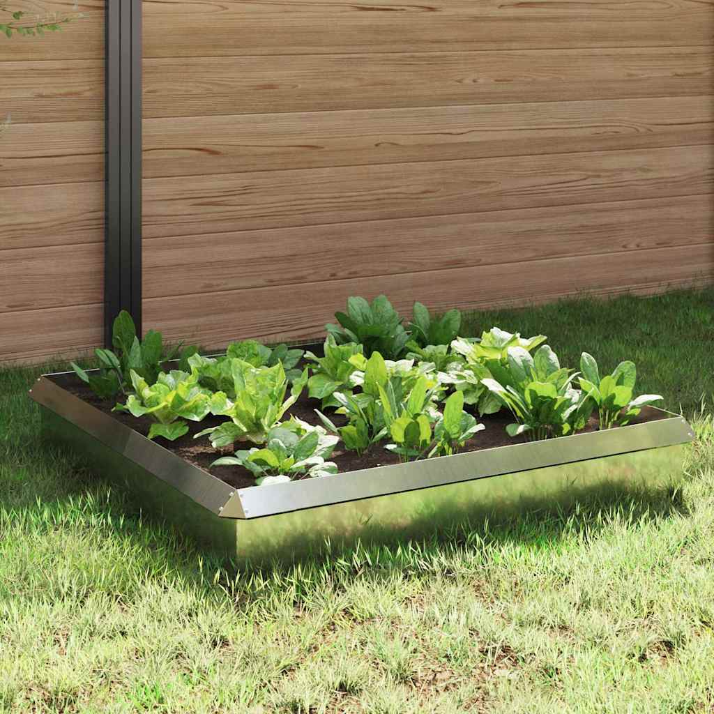 vidaXL Garduri pentru melci 8 pcs Argintiu Oțel Galvanizat