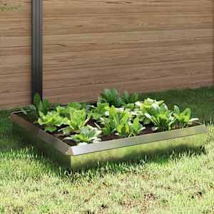 Ograje proti polžem 8 pcs srebrna Cinkana jeklena