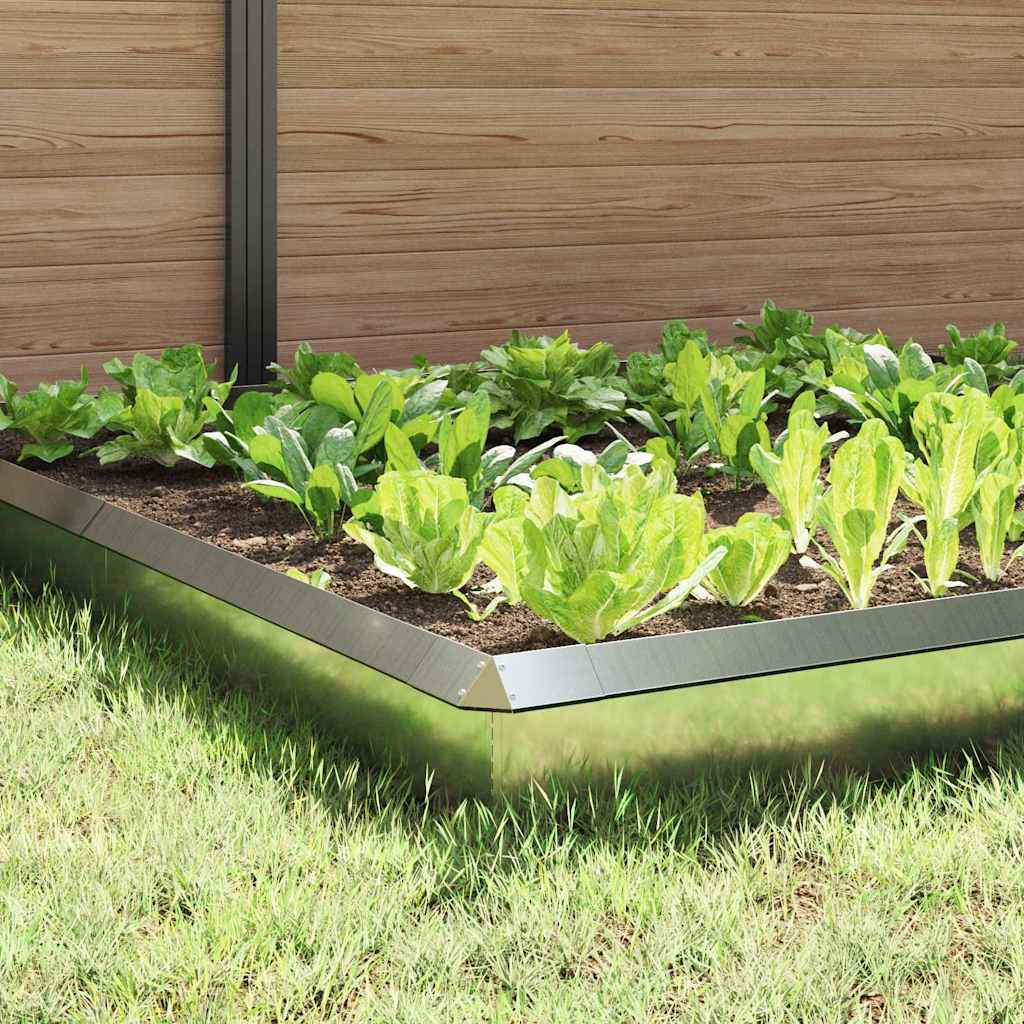 Φράχτες με σαλιγκάρια 12 pcs Ασημί Επικαλυμμένος Χάλυβας - Image 4