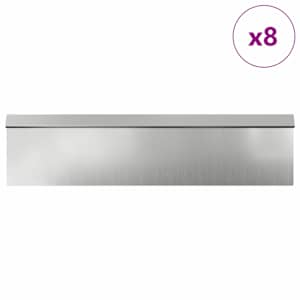 Hlemýžďová oplocení 12 pcs Stříbrná Pozinkovaná ocel - obrázek 3