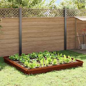 Ograje proti polžem 12 pcs Rjav Vremensko odporno jeklo