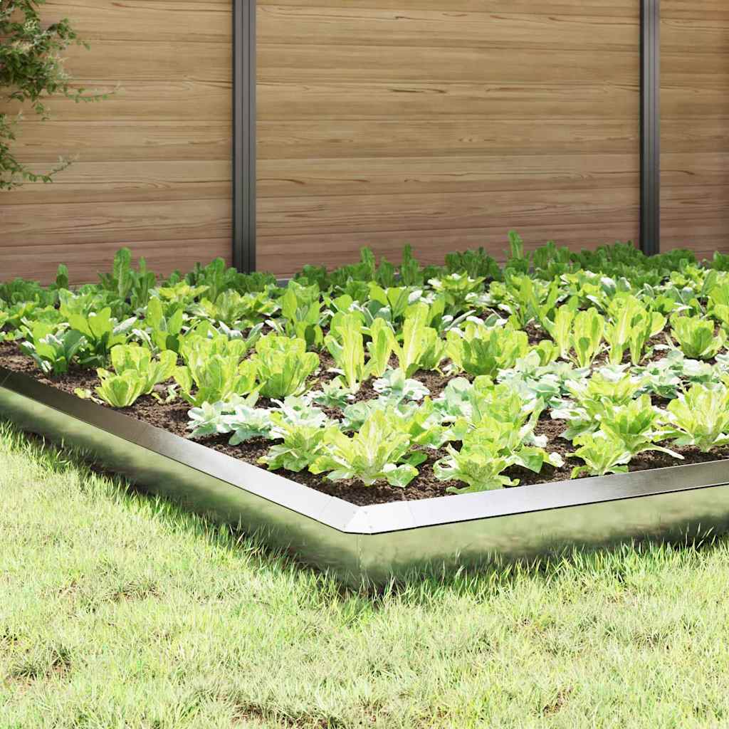 Φράχτες με σαλιγκάρια 20 pcs Ασημί Ανοξείδωτο ατσάλι - Image 4