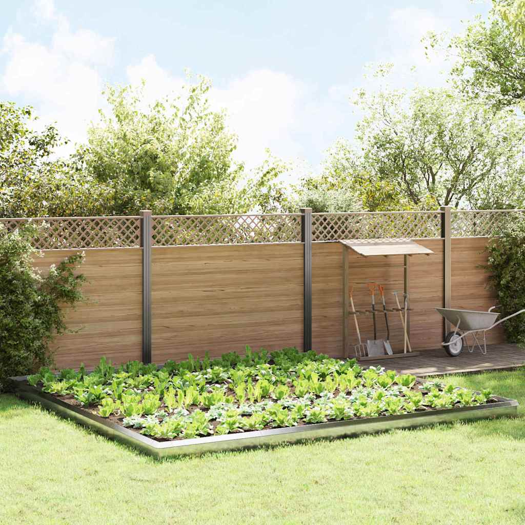 vidaXL Garduri pentru melci 20 pcs Argintiu Oţel inoxidabil