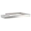 vidaXL R&auml;stikuaed 16 tk 100 x 3,5 x 25 cm Roostevaba teras H&otilde;bedane