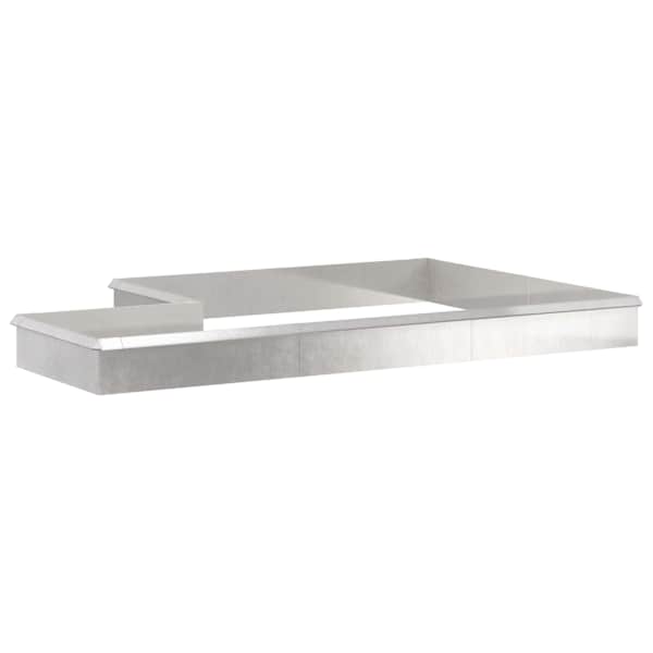 vidaXL R&auml;stikuaed 16 tk 100 x 3,5 x 25 cm Roostevaba teras H&otilde;bedane