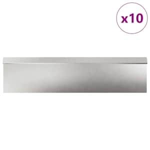 Hlemýžďová oplocení 16 pcs Stříbrná Nerezová ocel - obrázek 3