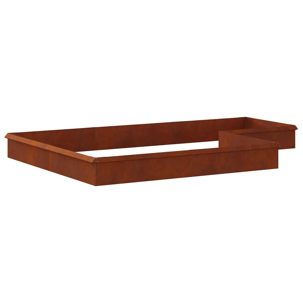 Sneglehegn 100 x 3,5 x 25 cm Cortenstål Rusten - Billede 9