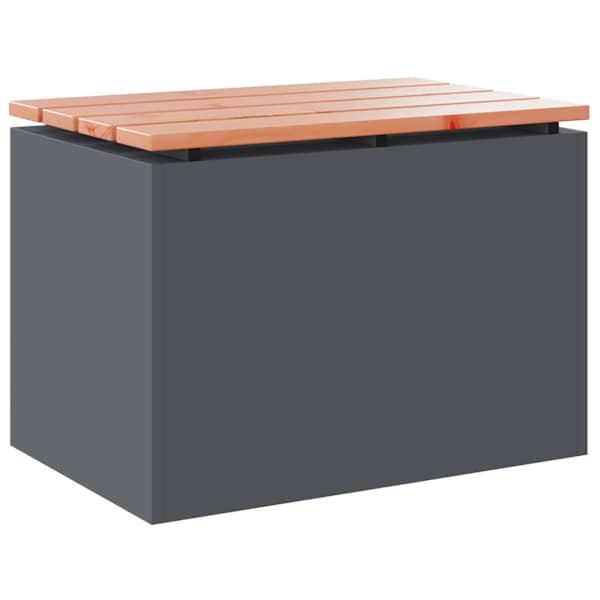 vidaXL Aiapink 1-Istekohtade arv 60 x 40 x 43 cm Teras Antratsiit