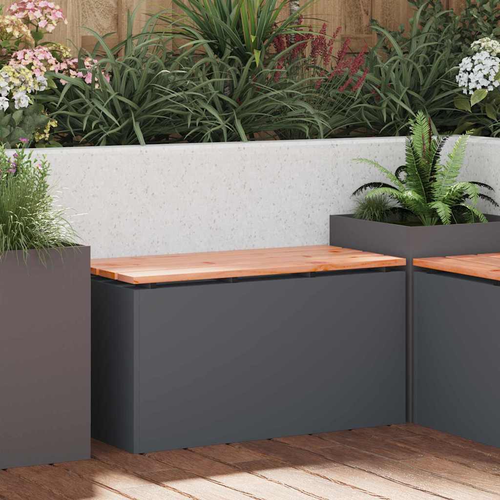Mobilier de grădină - Bancă de grădină Antracit 80 x 40 x 43 cm Oțel